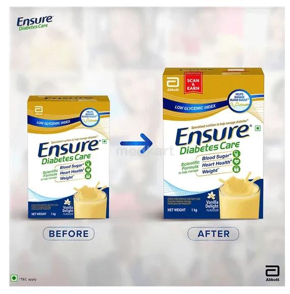 ensure diabetes vanilla 1 kg